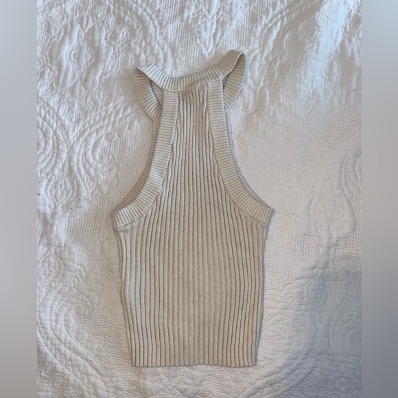 Ribbed crop top - Picture 2 of 2